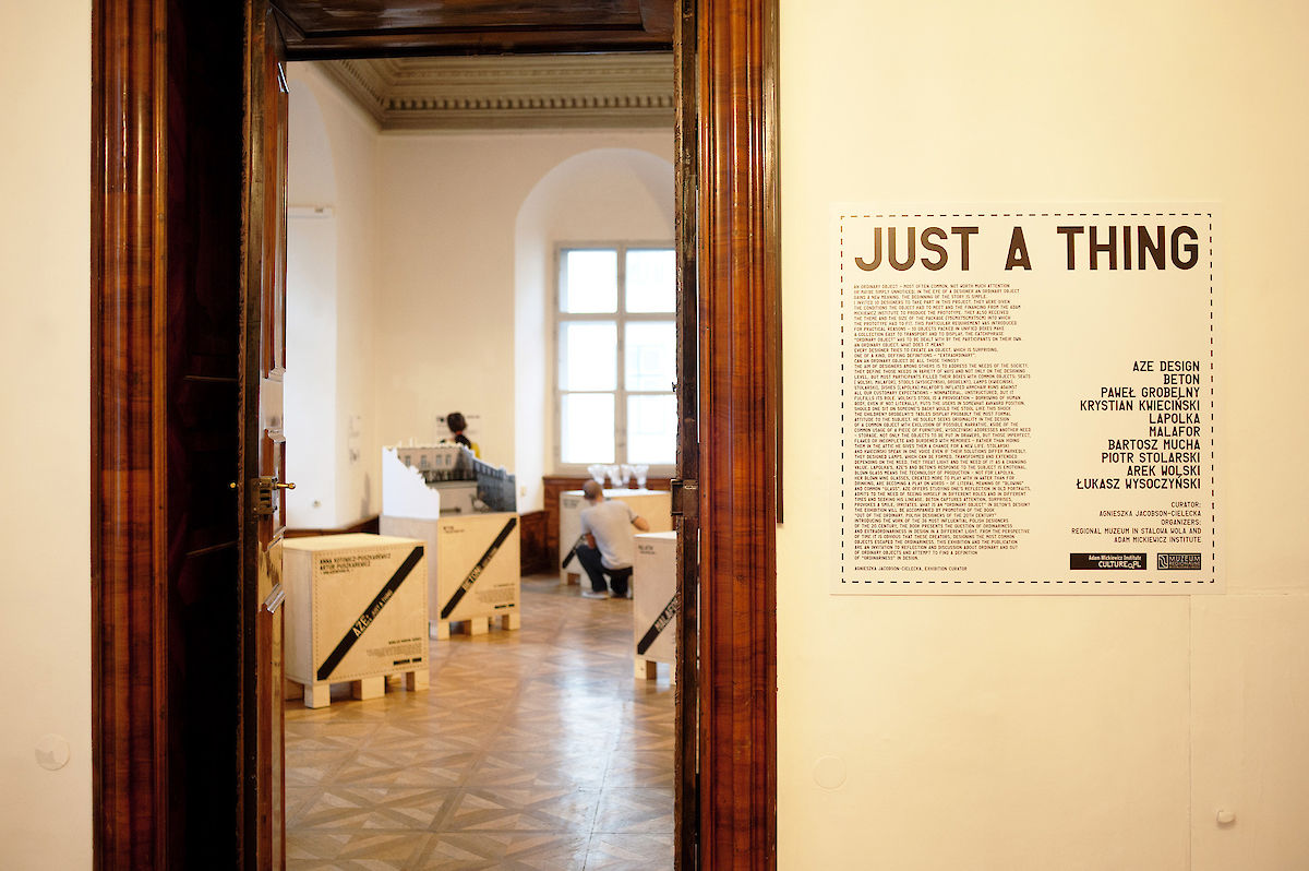 Agnieszka Jacobson - Cielecka, Regional Museum in Stalowa Wola, Adam Mickiewicz Institute Just a thing