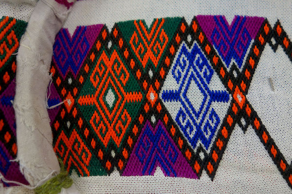 Needlework with Sabira, Lida and Sahar