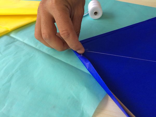 Making Kites with Zakir